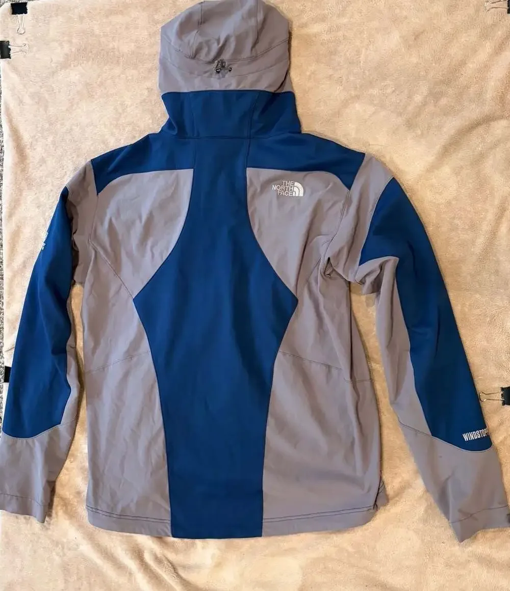 The North Face Flight Series Windstopper Softshell Hooded Jacket Blue Gray
